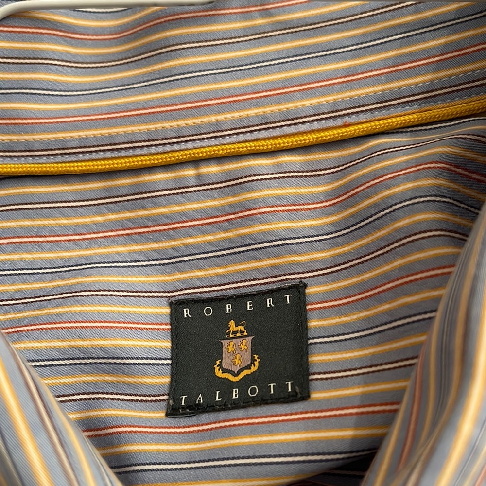 Robert Talbott Button Down Shirt Xxl - image 7